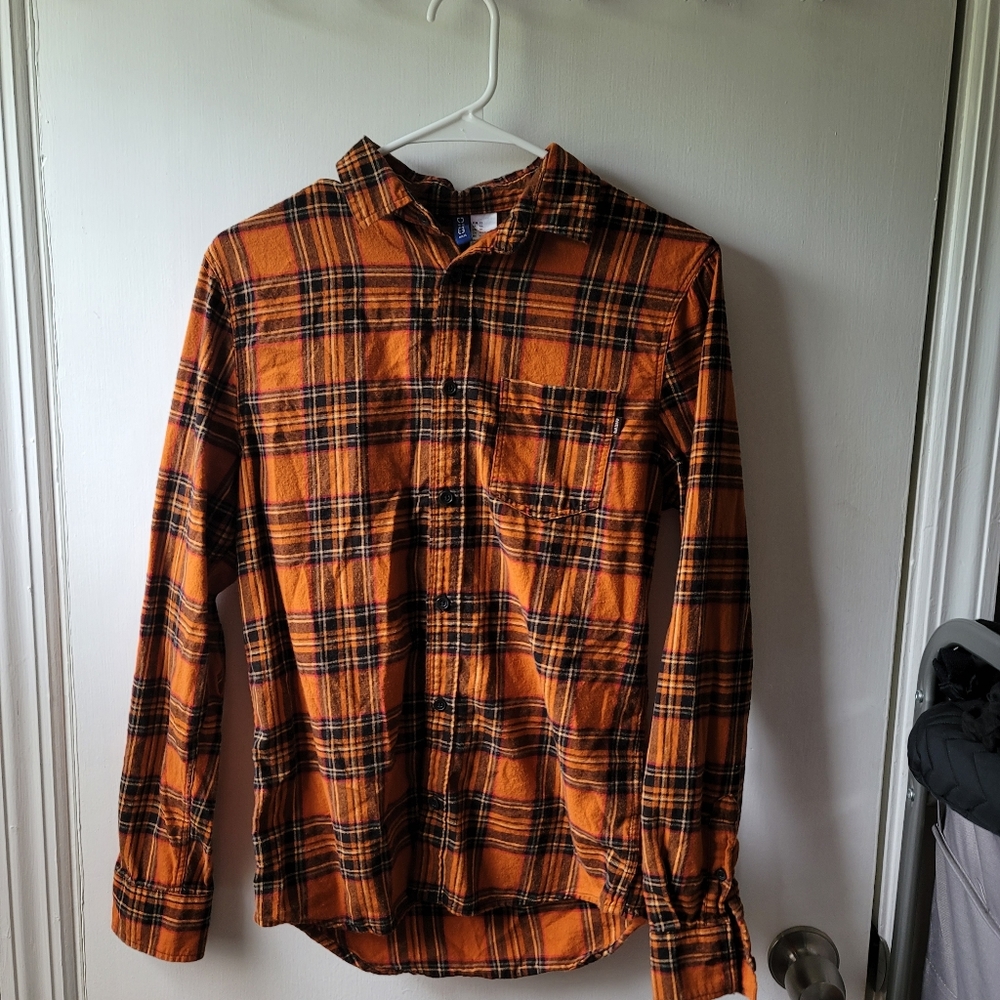 Plaid button down